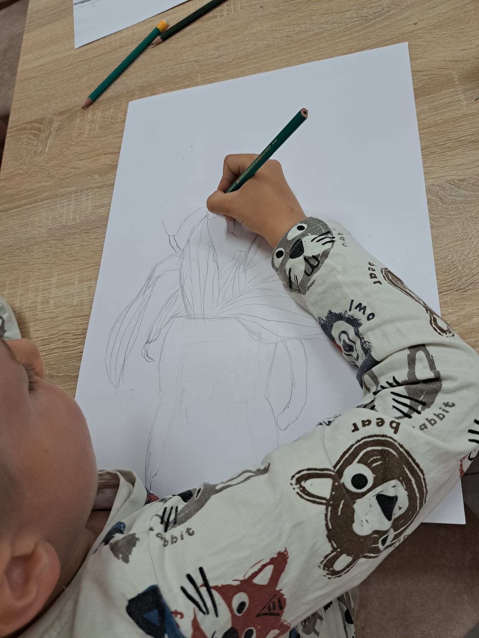 Zajęcia plastyczne - rysunek z natury